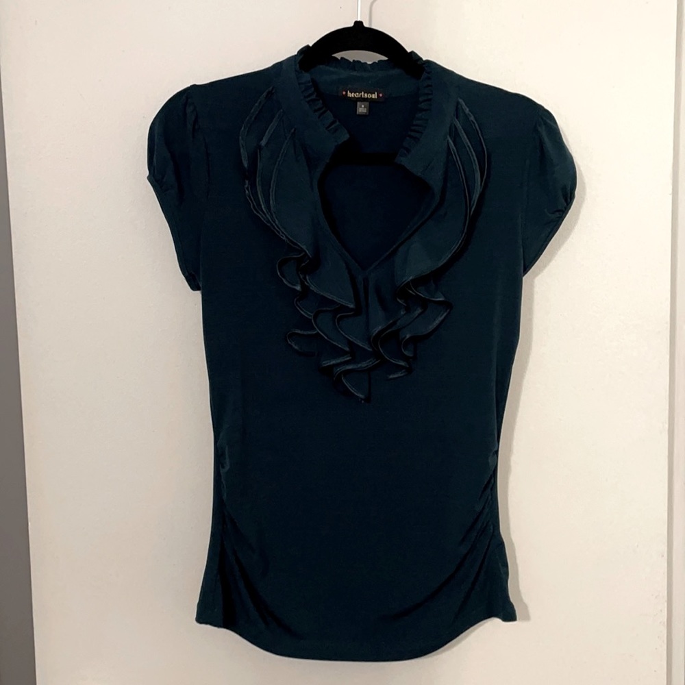 Dark green blouse